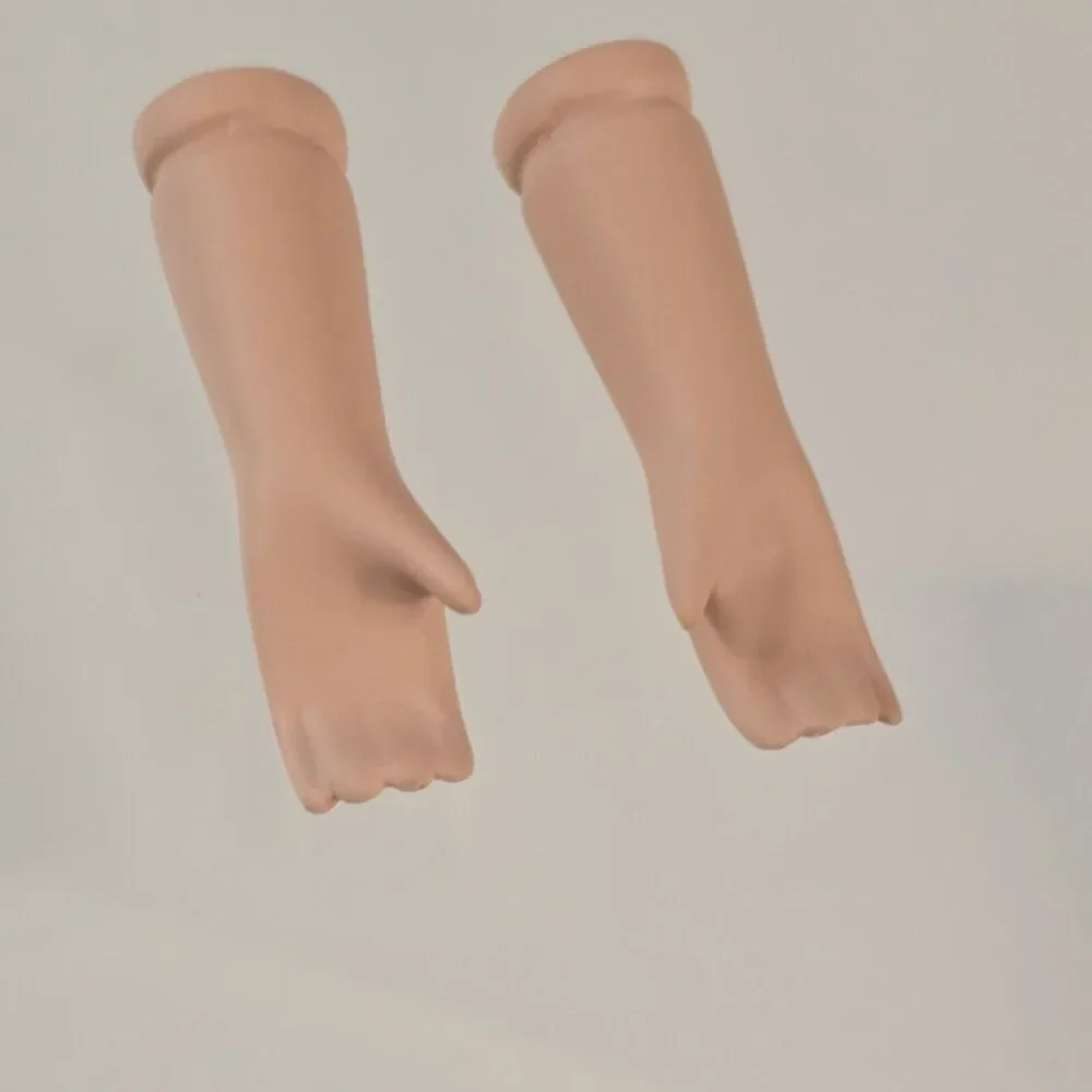 Goldenvale 1-2000 Porcelain Doll Parts 5 Piece Lot Head Arms Legs As Is